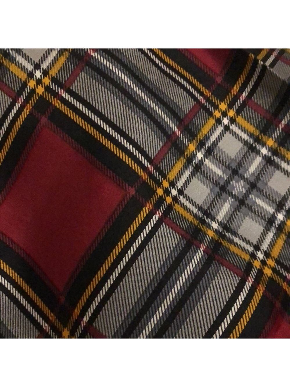 YSL scarf #2  🧣 checkered authentic silk 💯 - Picture 8 of 8